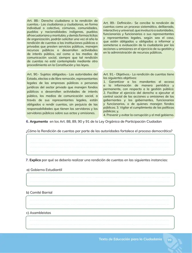 Página 100 de Educacion Ciudadania 2° · Bgu 2 Educacion Ciudadania 2024 · 2024