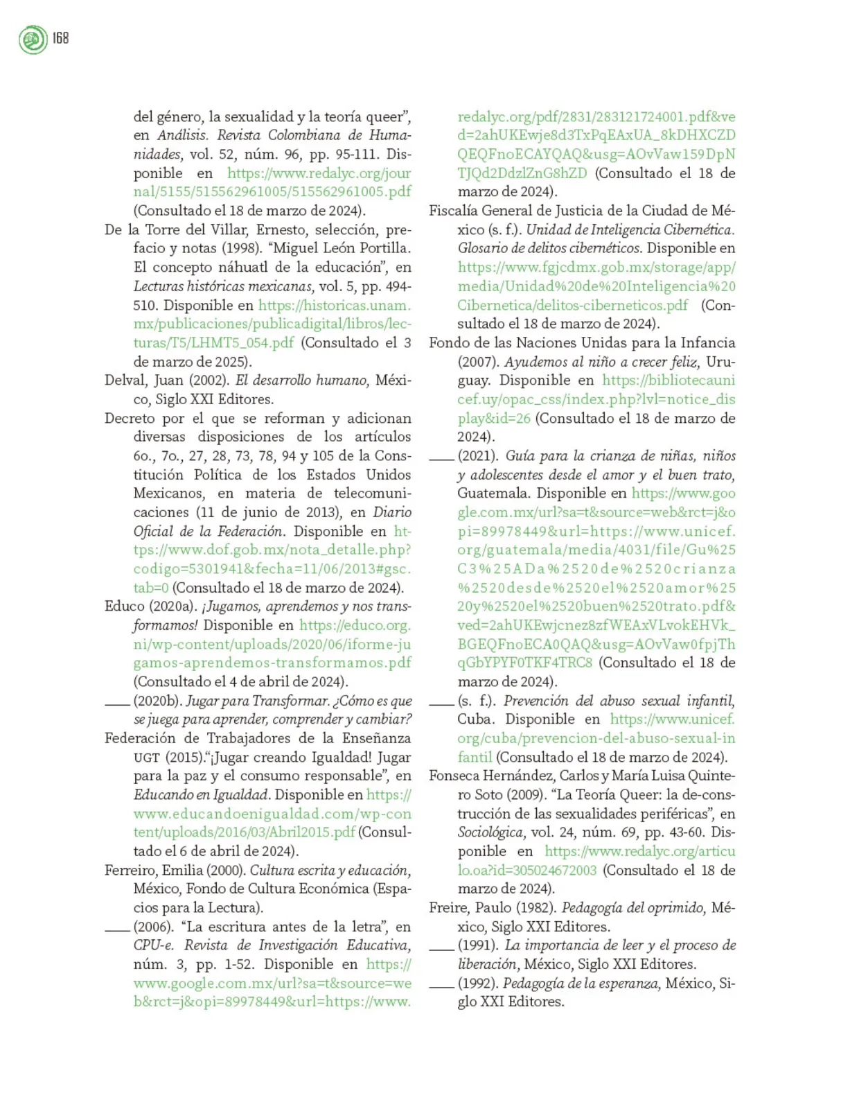 Miniatura página 169 de Crianza para la libertad. Libro para las familias. Fase 2  Libro de Educación Preescolar Grado 1°, 2°, 3°  Ciclo Escolar 2025 - 2026