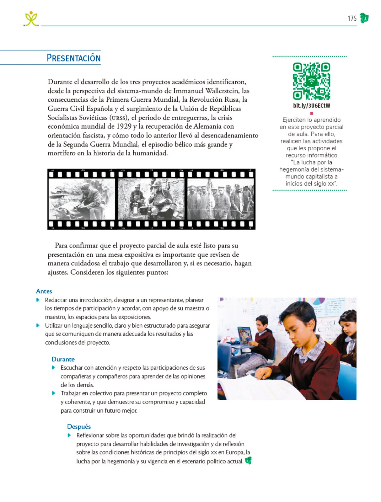 Página 176 de Colección Nanahuatzin. Nuestro libro de Proyectos.  Tomo III.  Libro de Educación Telesecundaria Grado 3°  Ciclo Escolar 2025 - 2026