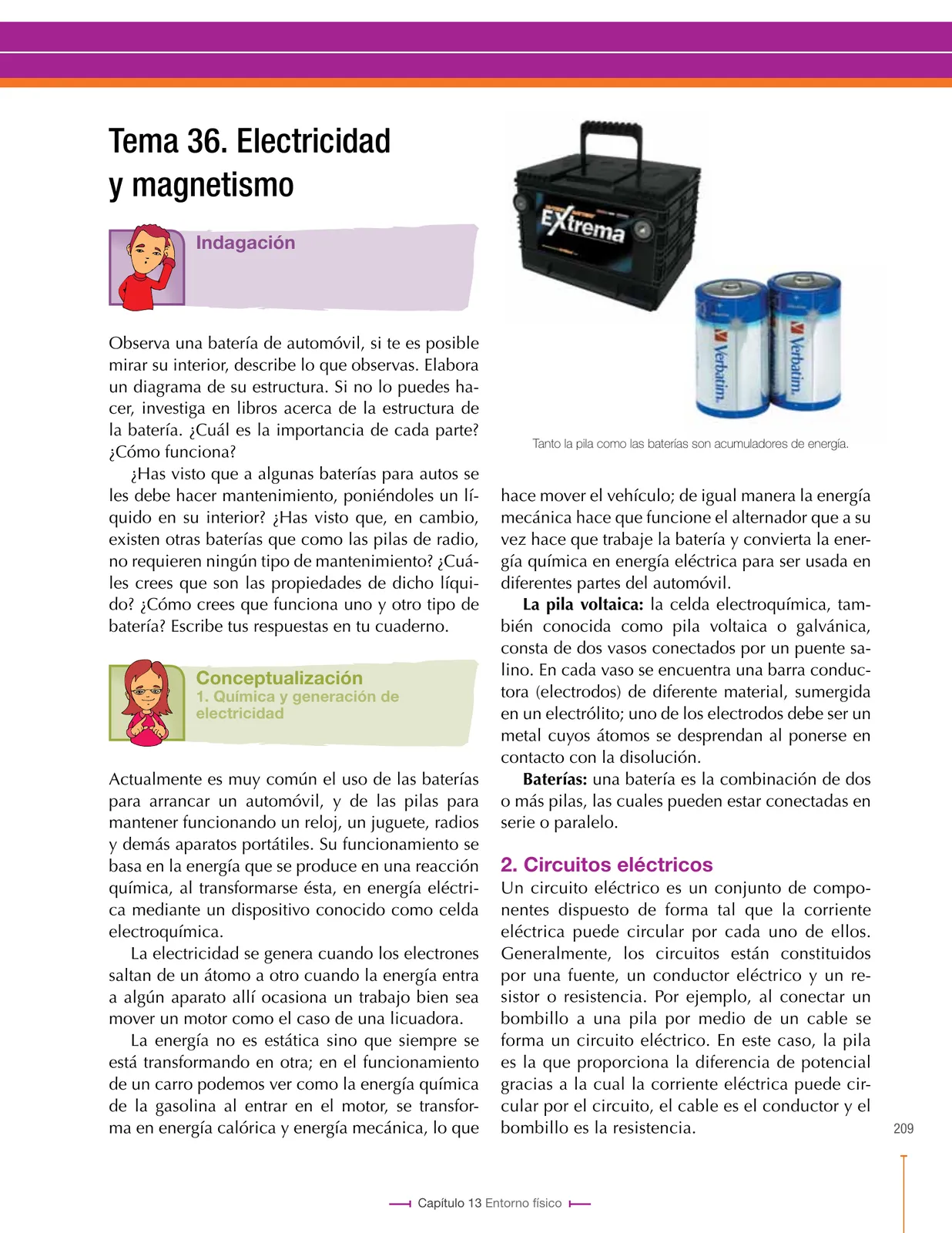 Miniatura página 209 de Ciencias Naturales 8° · Secundaria Activa