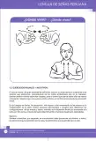 Miniatura página 14 de Lengua de señas peruana : guía para el aprendizaje de la lengua de señas peruana, vocabulario básico · 2015