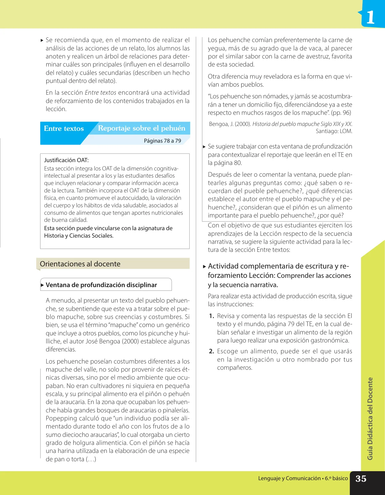 Miniatura página 46 de Lenguaje y Comunicación – Sexto Básico | Texto del Estudiante MINEDUC – Descargar PDF · 2024