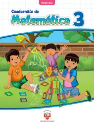 Portada de Cuadernillo de Matemática 3, tercer grado de Primaria · 2023