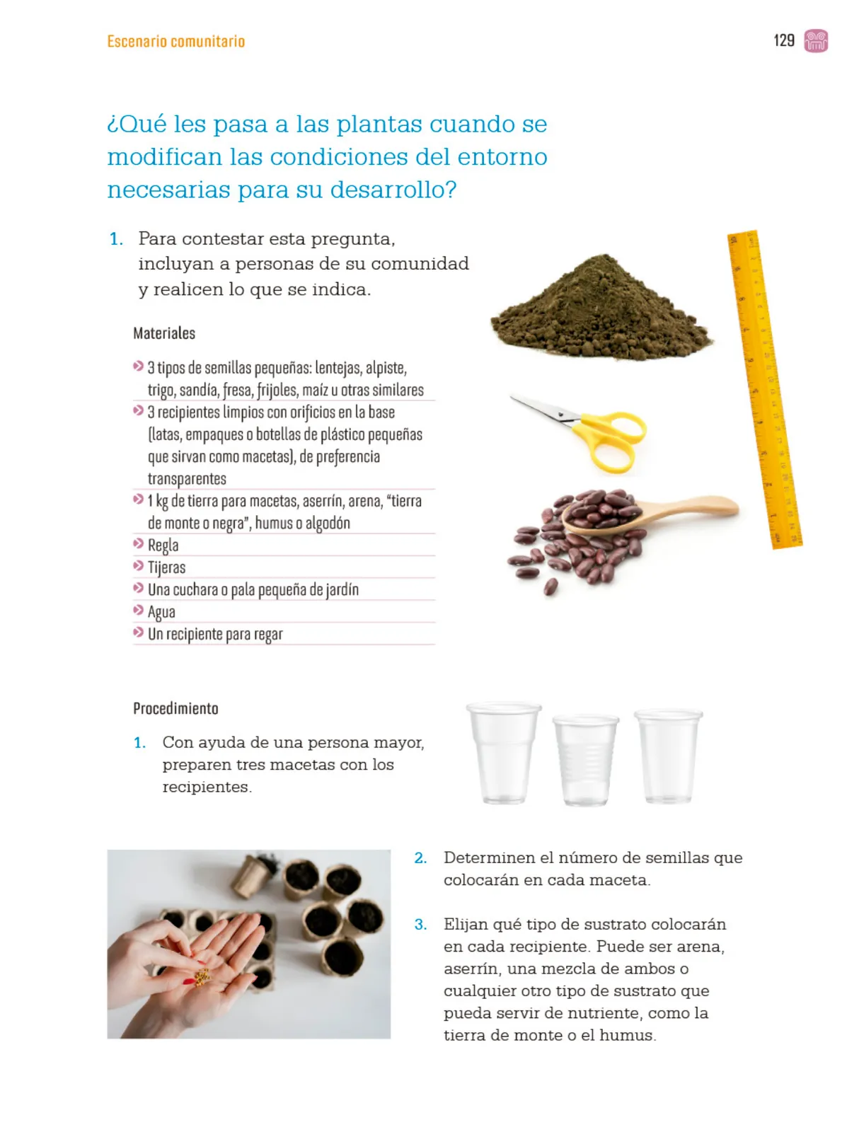 Miniatura página 132 de Proyectos Comunitarios.   Libro de Educación Primaria Grado 4°  Ciclo Escolar 2025 - 2026