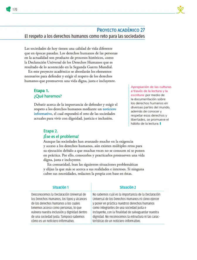 Página 171 de Colección Nanahuatzin. Nuestro libro de Proyectos. Tomo III. Libro de Educación Telesecundaria Grado 3° Ciclo Escolar 2025 - 2026
