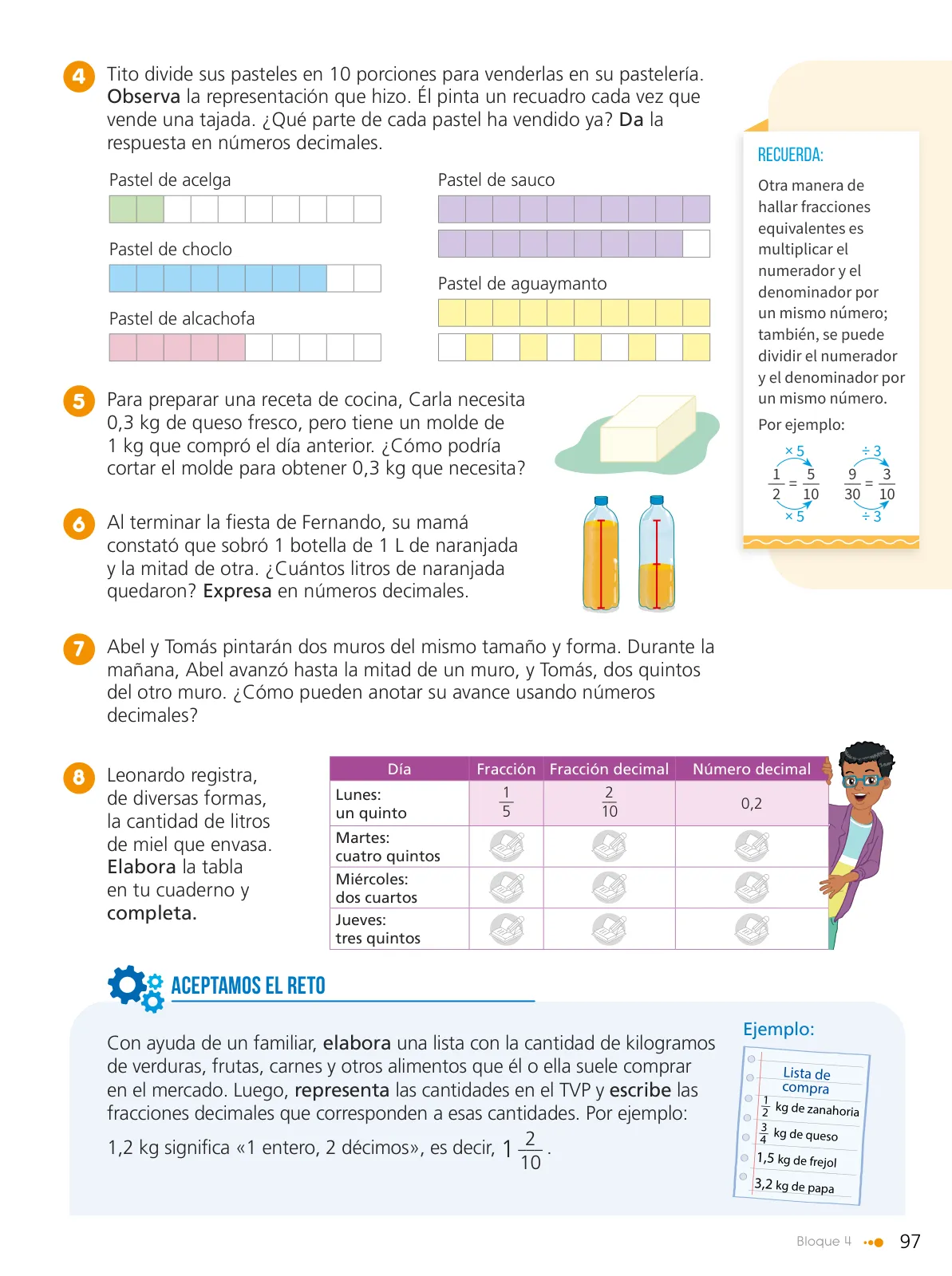 Miniatura página 99 de Texto de Matemática 5. Quinto grado de Primaria · 2024