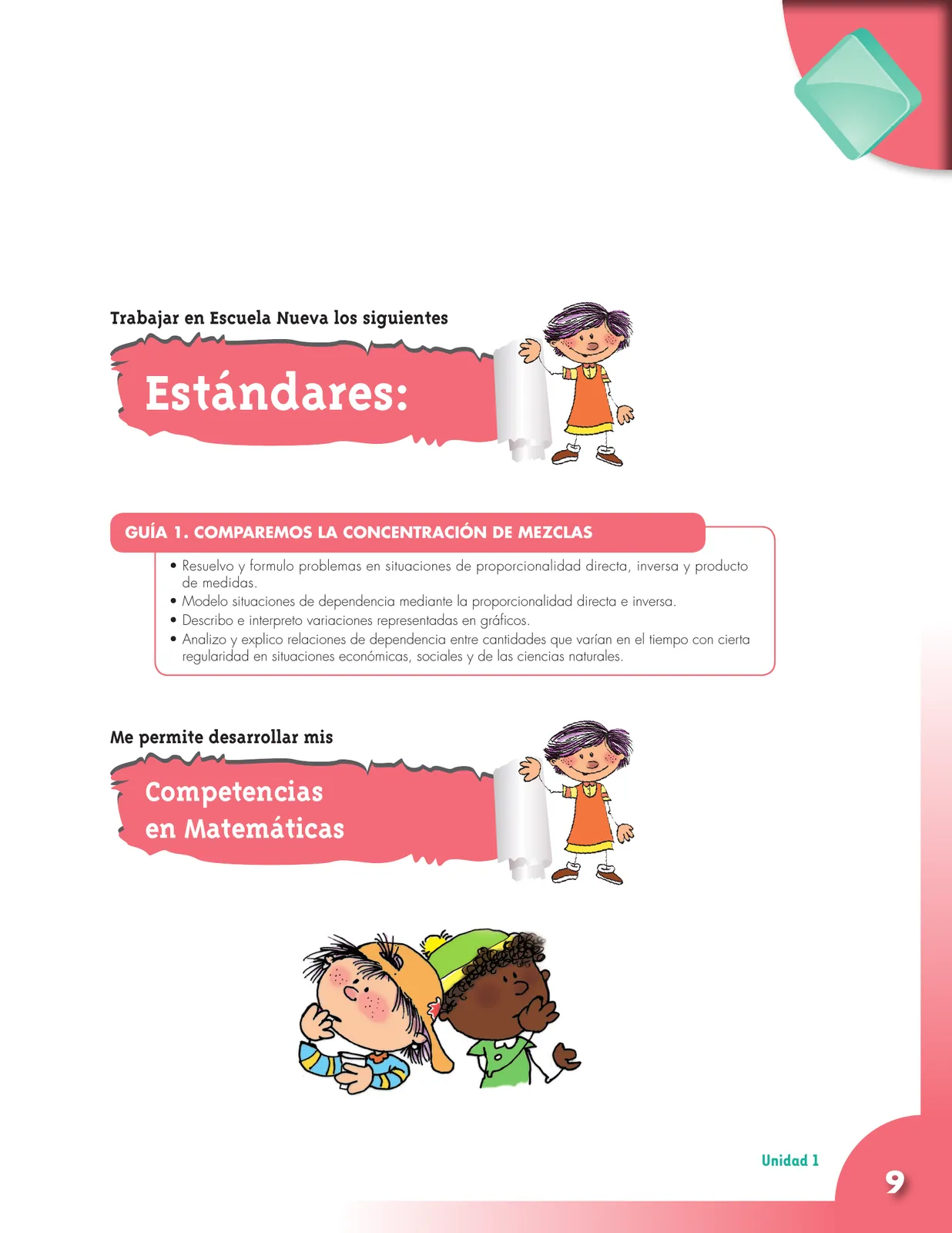 Página 9 de Matematica 5° · Cartilla 01