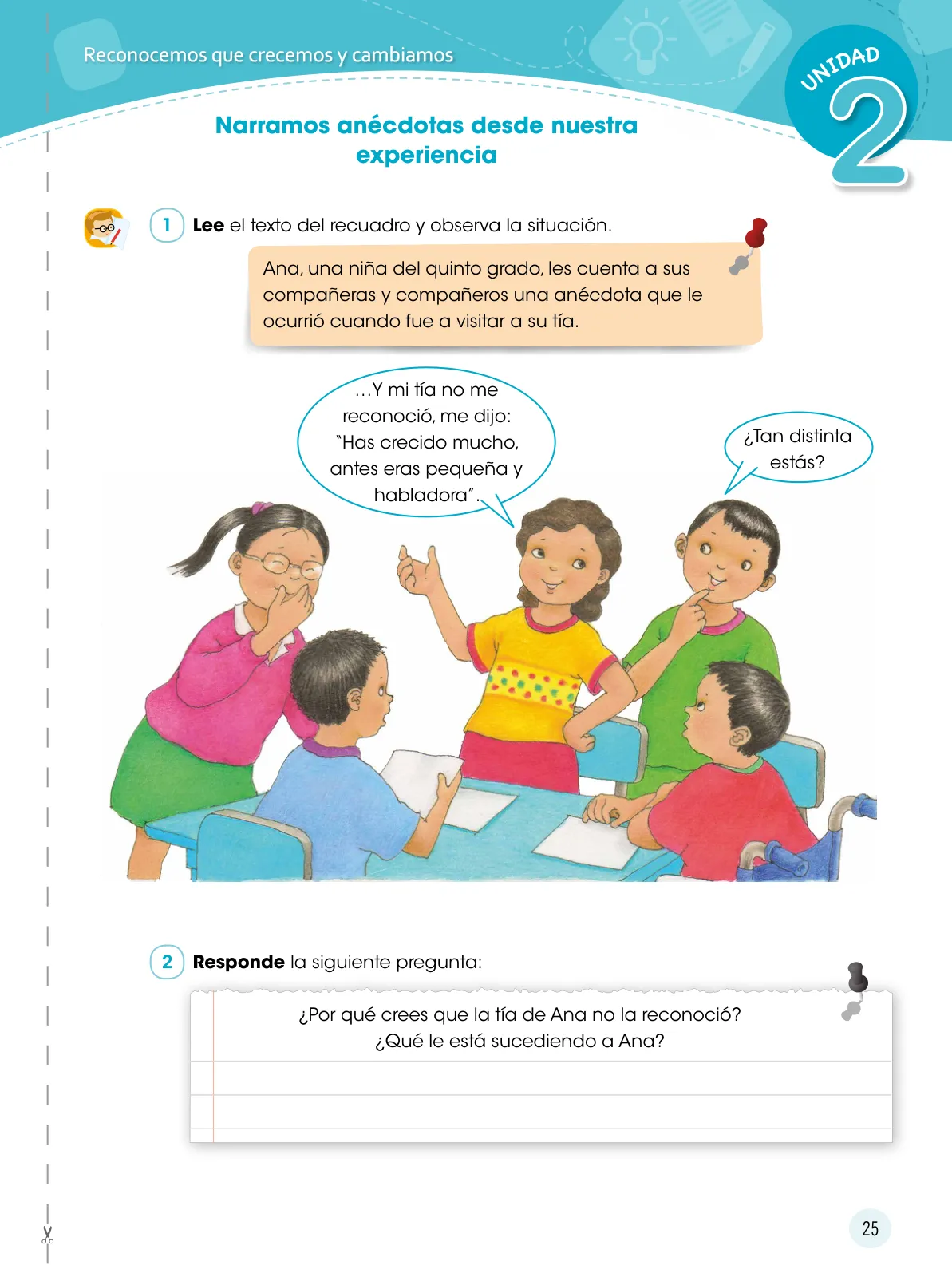 Página 26 de Comunicación 5 : cuaderno de trabajo para quinto grado de Educación Primaria 2019 · 2019
