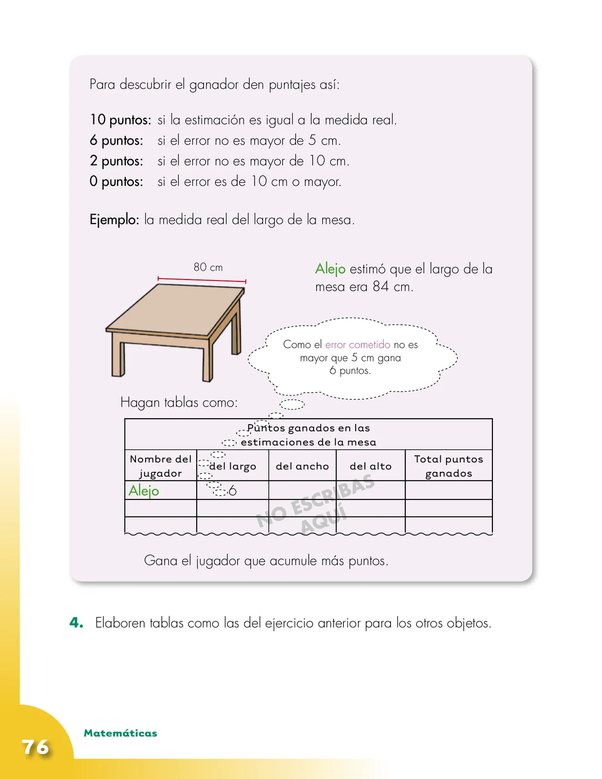 Página 76 de Matematica 2° · Cartilla 01