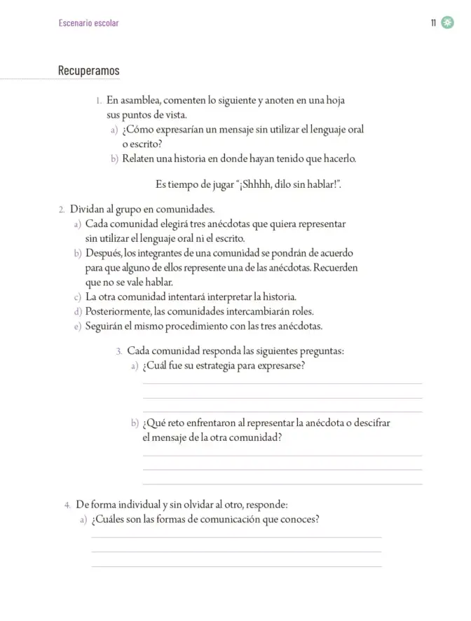 Página 14 de Proyectos Escolares. Libro de Educación Primaria Grado 6° Ciclo Escolar 2025 - 2026