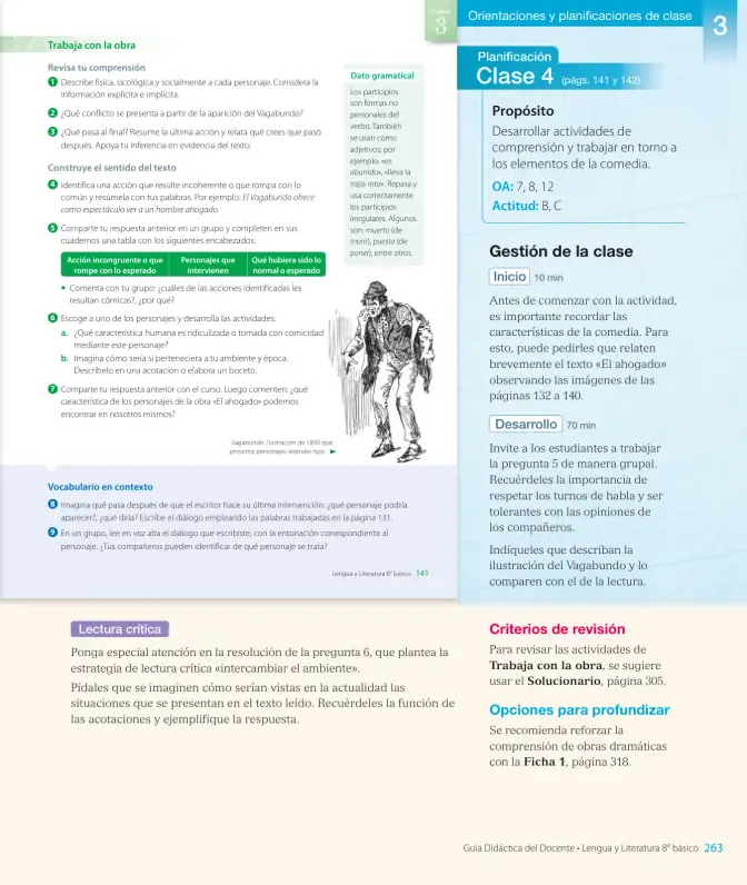 Página 35 de Lengua y Literatura – Octavo Básico | Texto del Estudiante MINEDUC – Descargar PDF · 2024