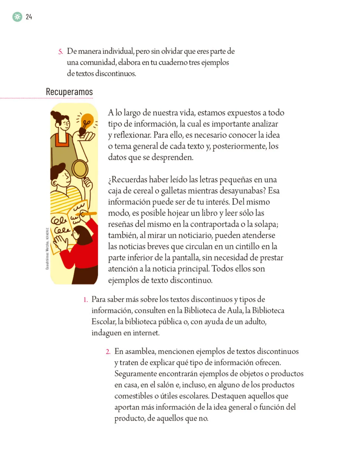 Página 27 de Proyectos Escolares. Libro de Educación Primaria Grado 5° Ciclo Escolar 2025 - 2026