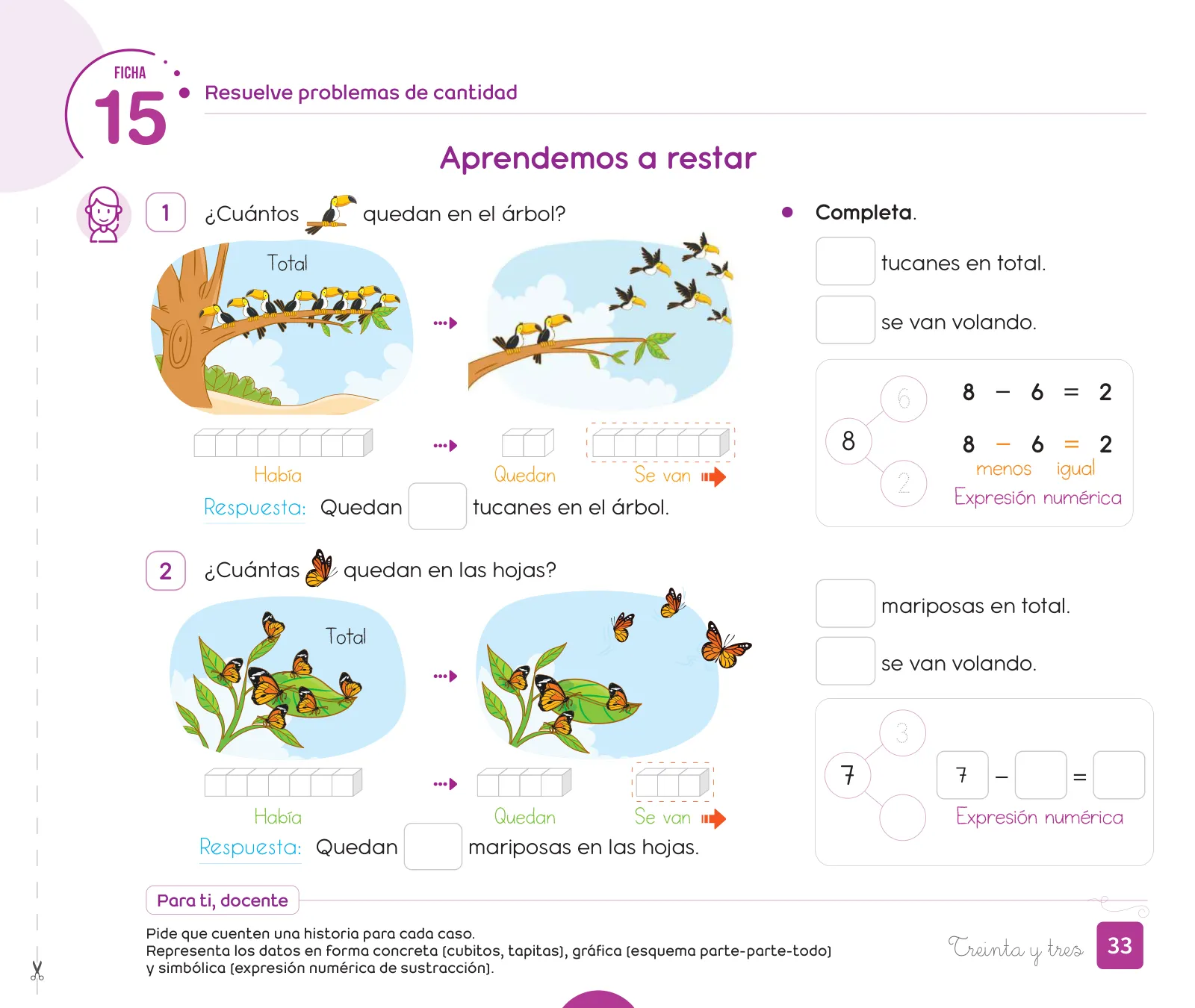 Página 35 de Cuadernillo de Matemática 1. Primer grado de Primaria · 2024