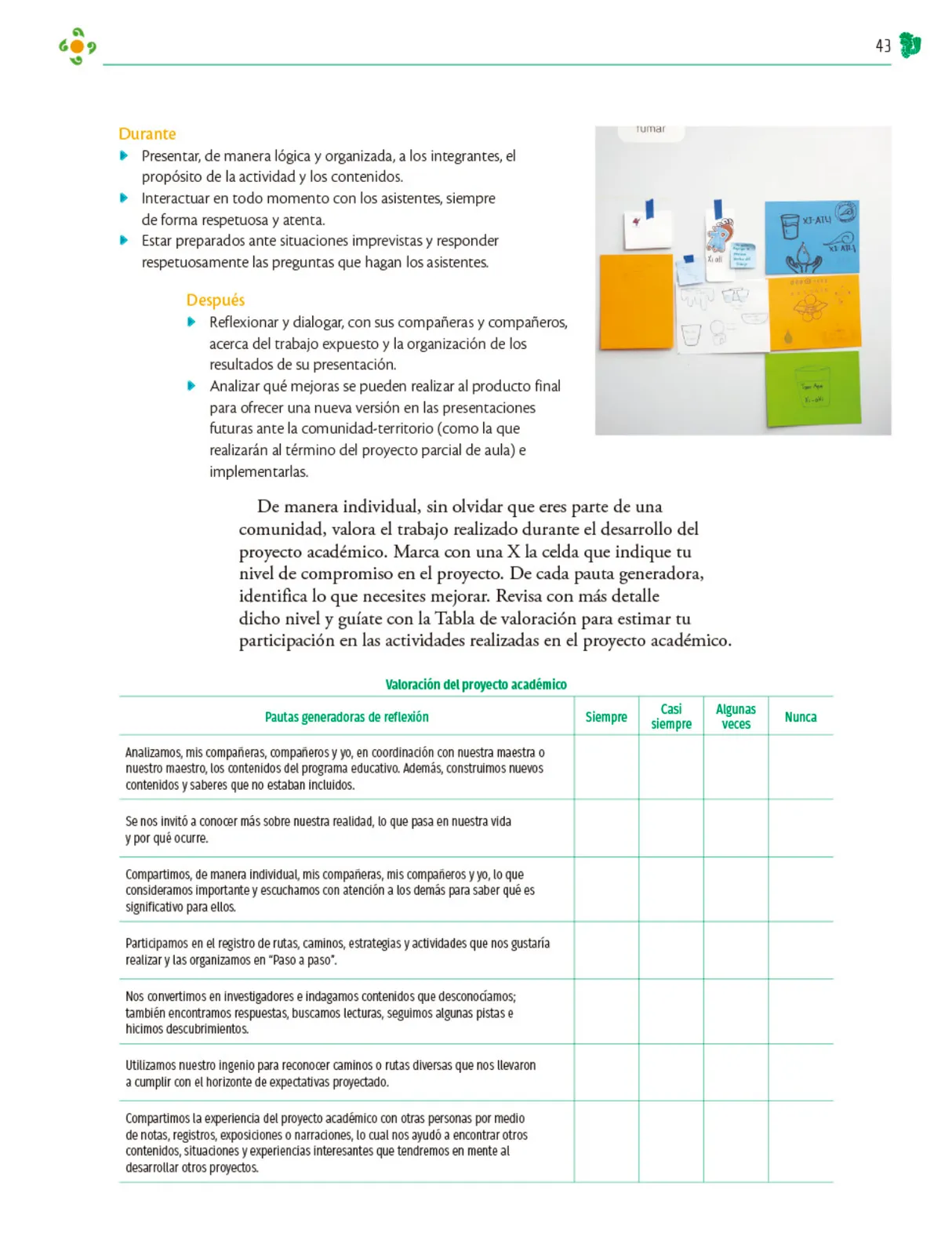 Miniatura página 44 de Colección Sk´asolil. Nuestro libro de Proyectos. Tomo I.    Libro de Educación Telesecundaria Grado 2°  Ciclo Escolar 2025 - 2026