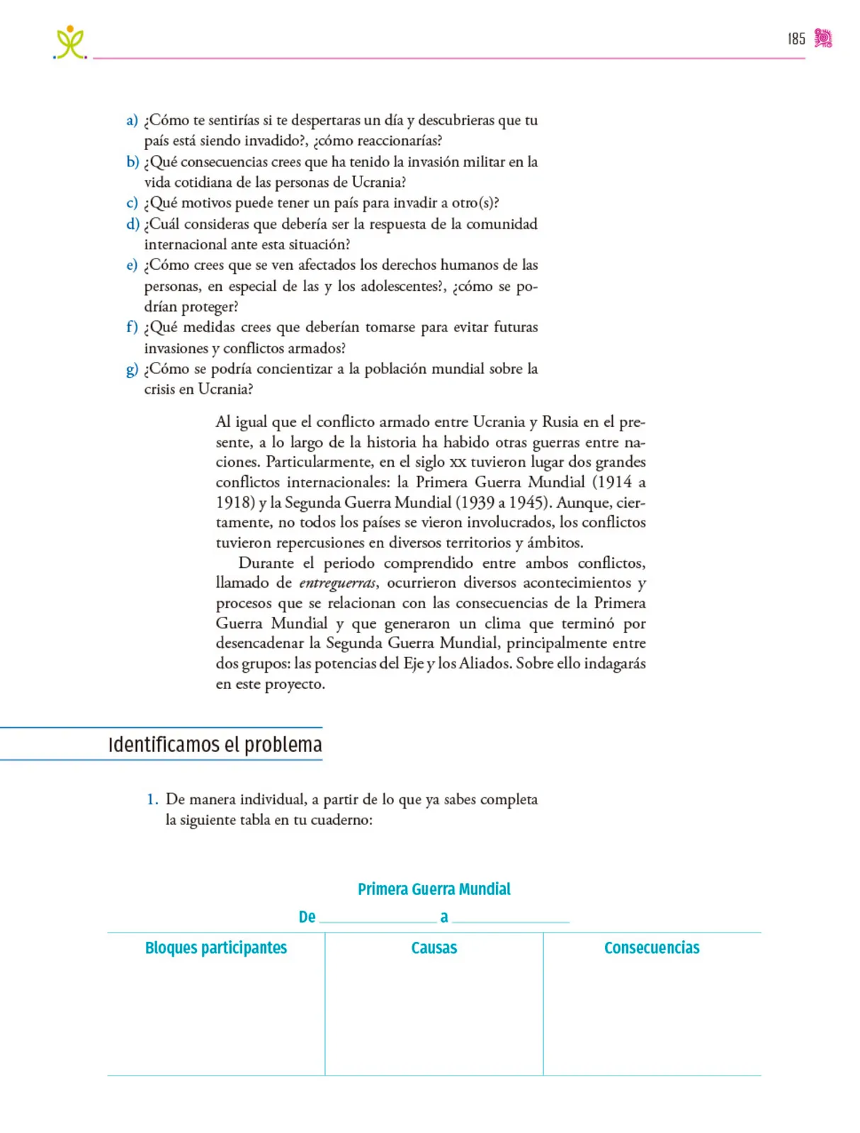 Miniatura página 186 de Colección Nanahuatzin. Nuestro libro de proyectos.   Libro de Educación Secundaria Grado 3°  Ciclo Escolar 2025 - 2026
