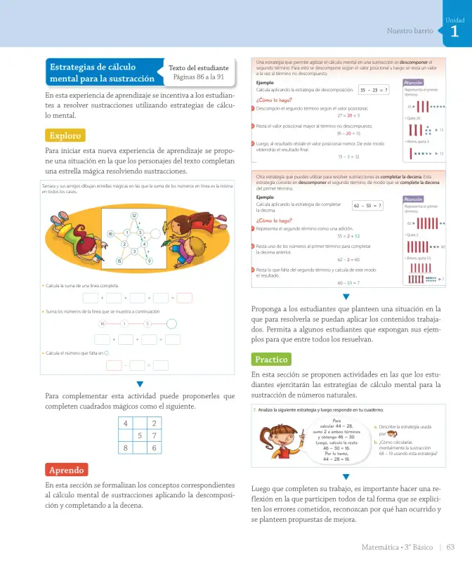 Página 65 de Matemática – Tercero Básico | Texto del Estudiante MINEDUC – Descargar PDF · 2024