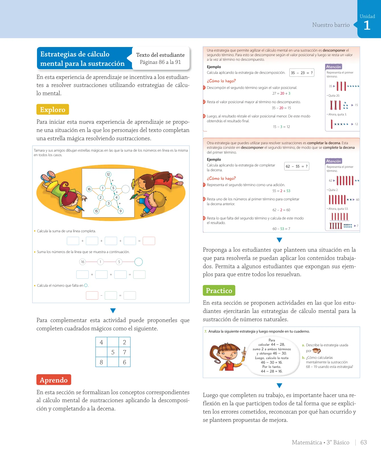Miniatura página 65 de Matemática – Tercero Básico | Texto del Estudiante MINEDUC – Descargar PDF · 2024