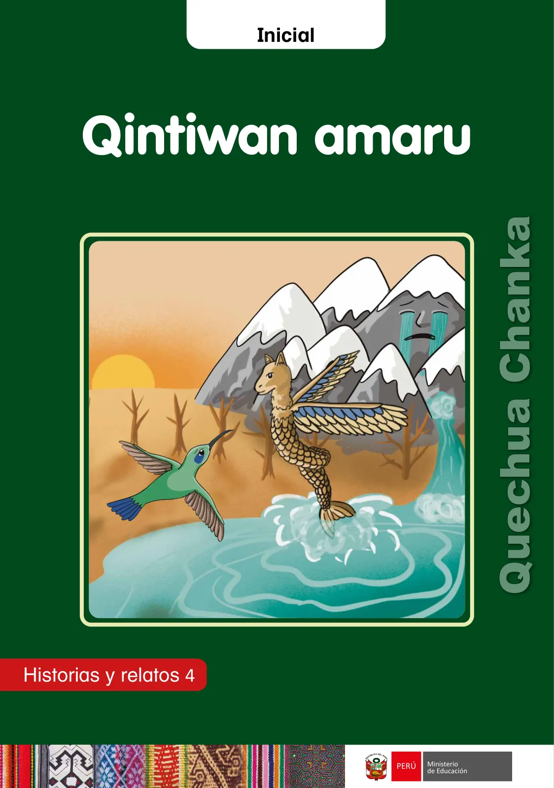 Página 1 de Qintiwan Amaru. Historias y relatos 4 - Inicial - Quechua chanka · 2023