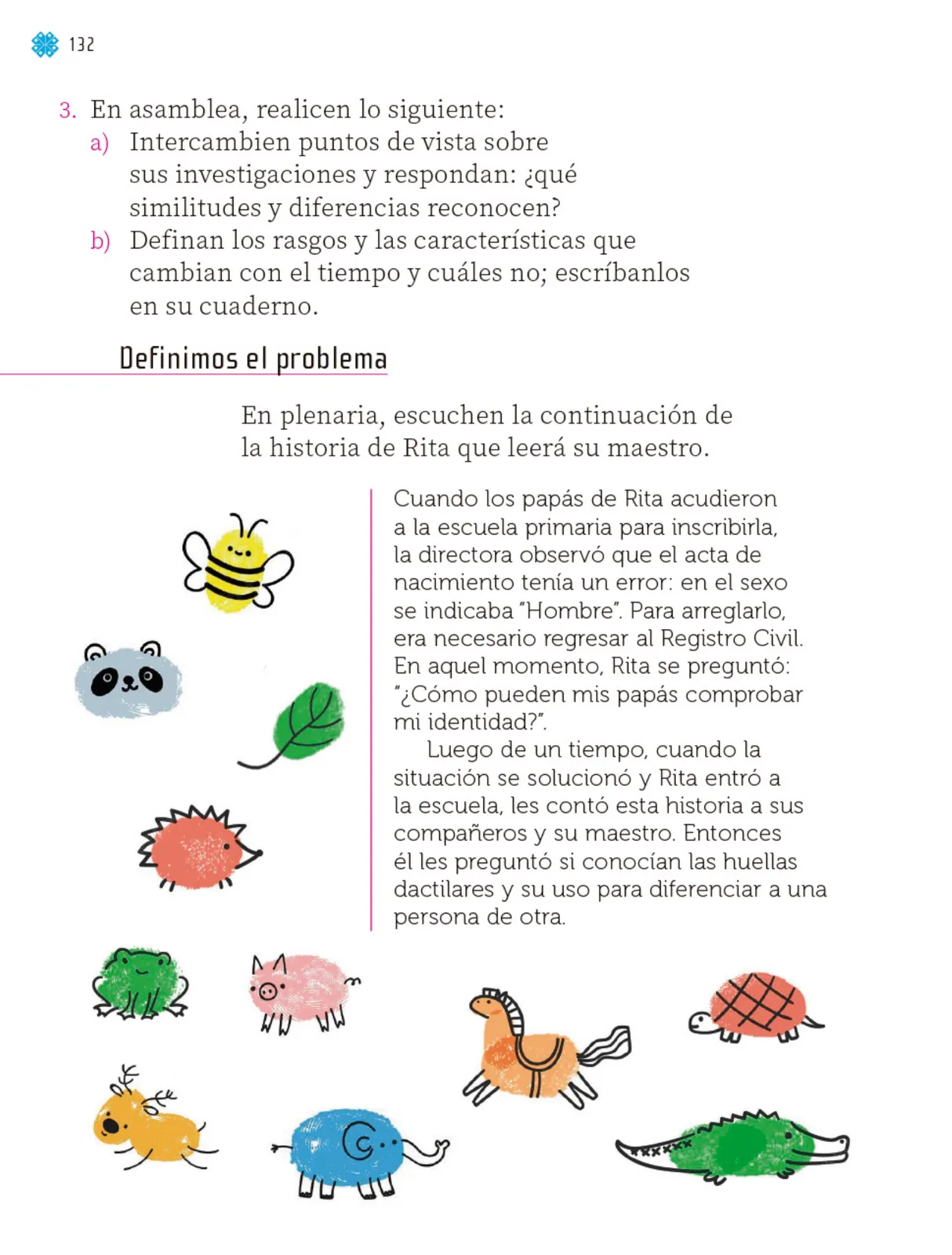 Miniatura página 133 de Proyectos de Aula.   Libro de Educación Primaria Grado 1°  Ciclo Escolar 2025 - 2026