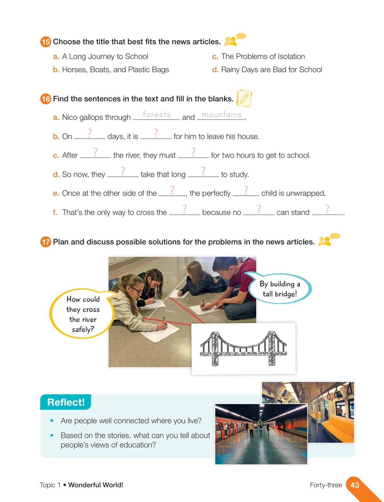 Miniatura página 45 de Inglés – Sexto Básico | Student’s Book MINEDUC – Descargar PDF · 2024