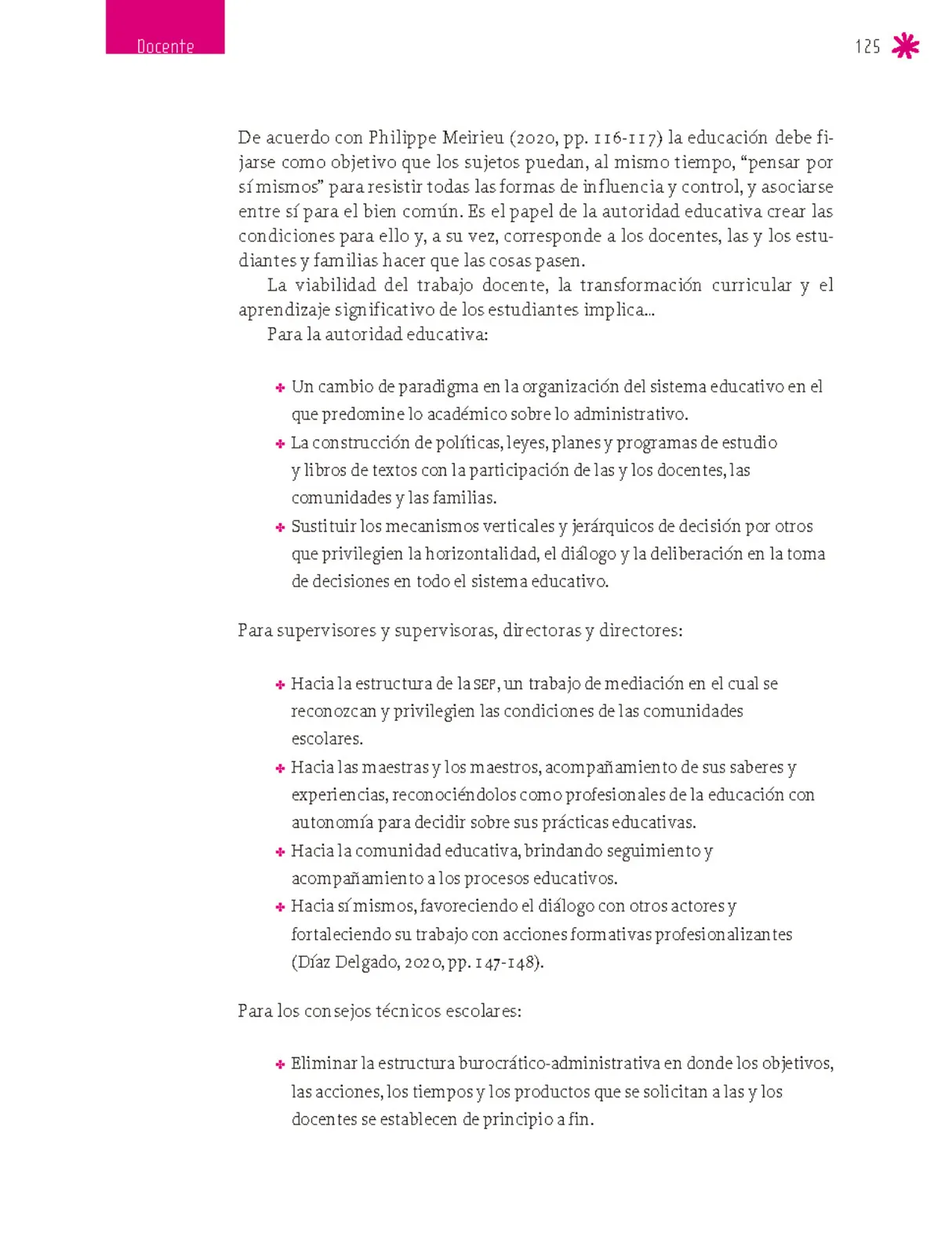Miniatura página 126 de Un libro sin recetas para la maestra y el maestro. Fase 6.  Libro de Educación Secundaria Grado 1°, 2°, 3°  Ciclo Escolar 2025 - 2026