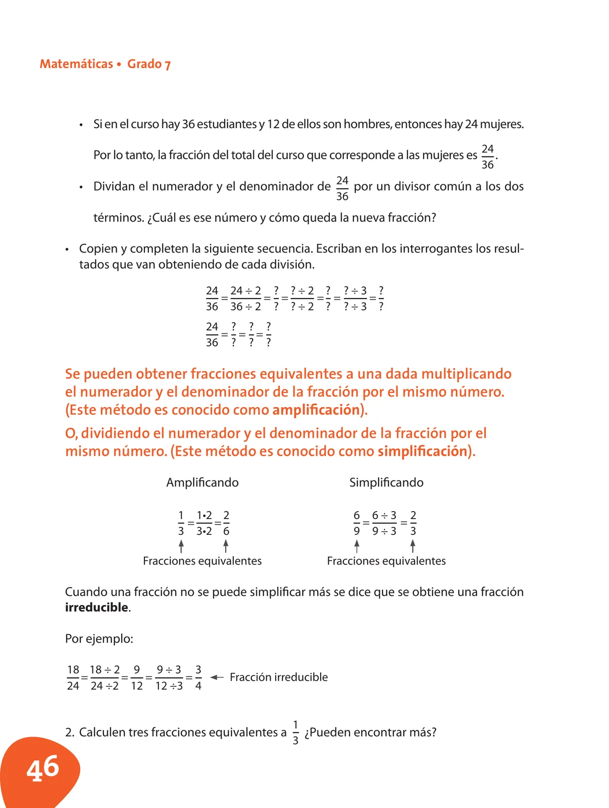 Miniatura página 47 de Matematica 7° · Postprimaria