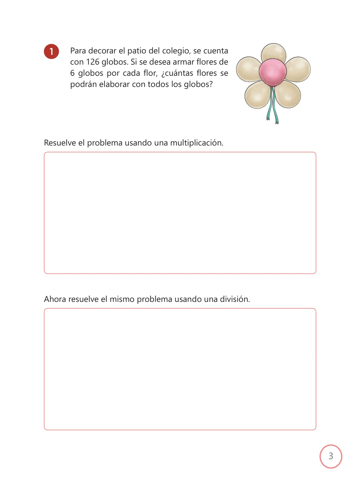Página 3 de Kit de evaluación Proceso 1 Demostrando lo que aprendimos : Matemática, segundo trimestre, Cuarto grado - Primaria · 2019