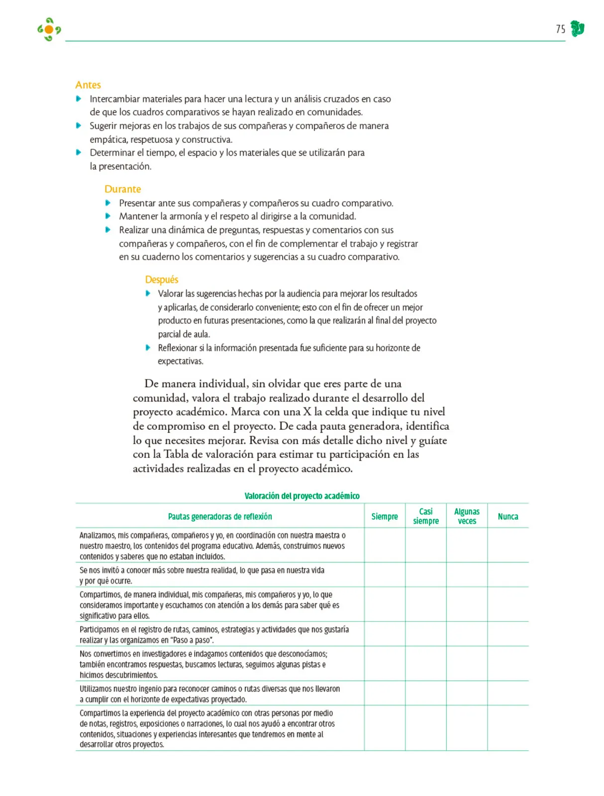 Página 76 de Colección Sk´asolil. Nuestro libro de Proyectos. Tomo I. Libro de Educación Telesecundaria Grado 2° Ciclo Escolar 2025 - 2026