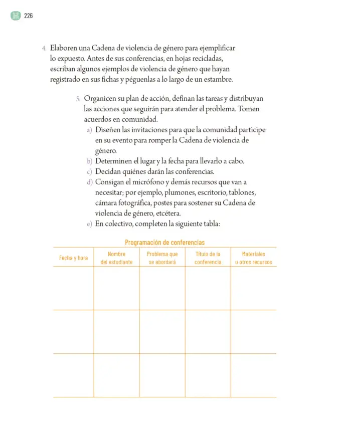 Página 229 de Proyectos Comunitarios. Libro de Educación Primaria Grado 6° Ciclo Escolar 2025 - 2026