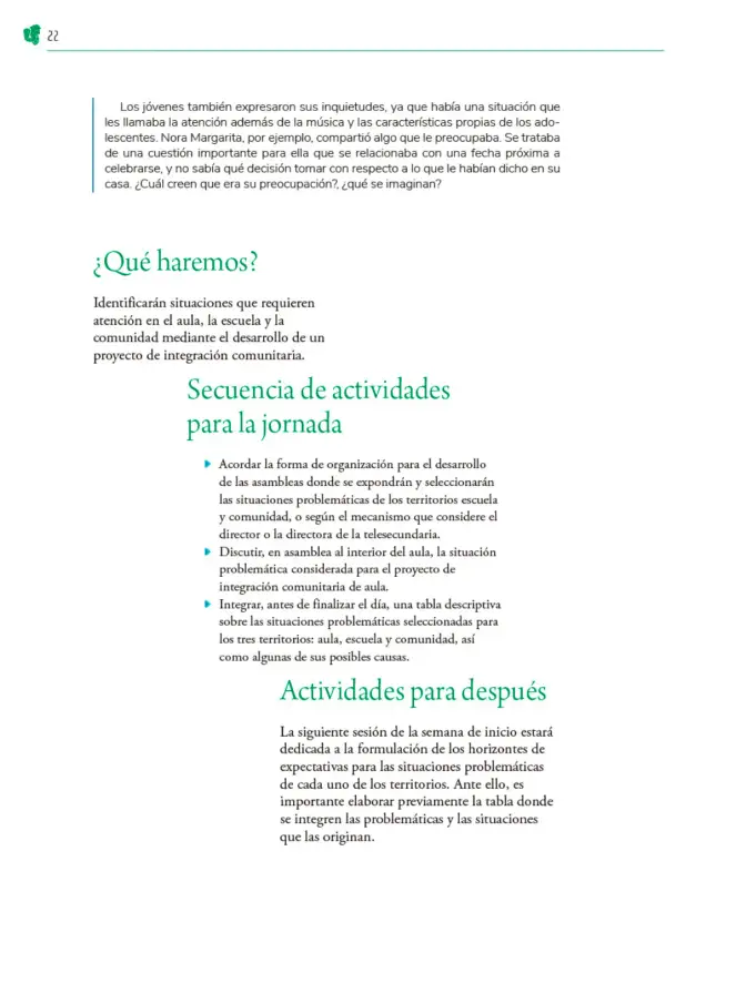 Página 23 de Colección Nanahuatzin. Nuestro libro de Proyectos. Tomo I. Libro de Educación Telesecundaria Grado 3° Ciclo Escolar 2025 - 2026