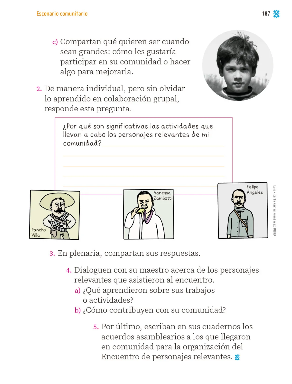 Miniatura página 188 de Proyectos Comunitarios.   Libro de Educación Primaria Grado 1°  Ciclo Escolar 2025 - 2026