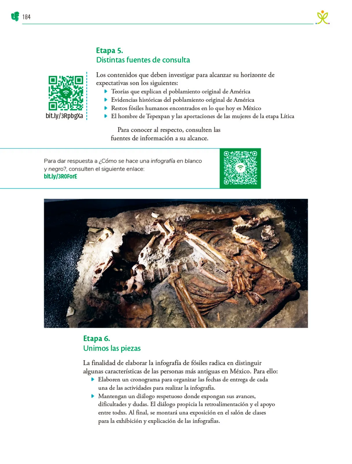 Miniatura página 185 de Colección Ximhai. Nuestro libro de Proyectos.  Tomo II.   Libro de Educación Telesecundaria Grado 1°  Ciclo Escolar 2025 - 2026