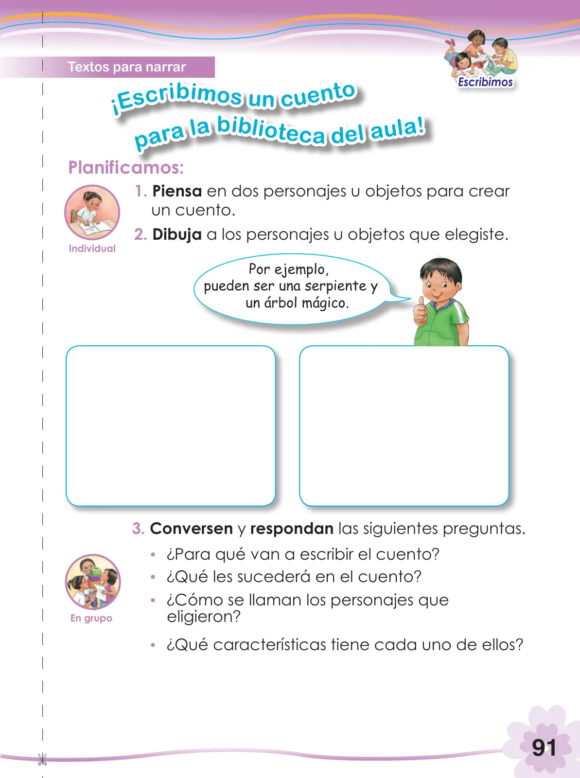 Página 93 de Comunicación 2 : cuaderno de trabajo para segundo grado de Educación Primaria 2019 · 2019