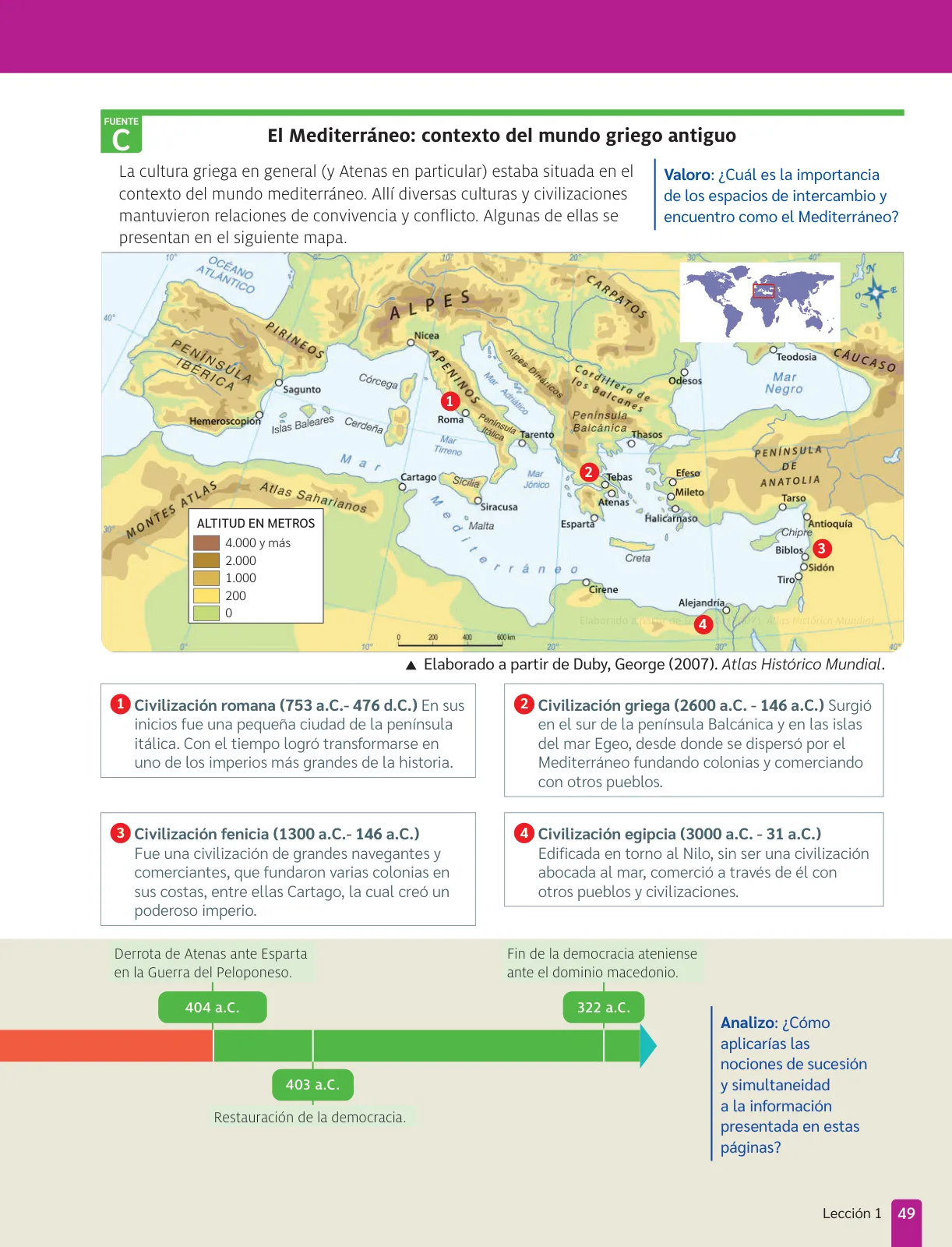 Miniatura página 51 de Historia, Geografía y Ciencias Sociales – Séptimo Básico | Texto del Estudiante MINEDUC – Descargar PDF · 2024