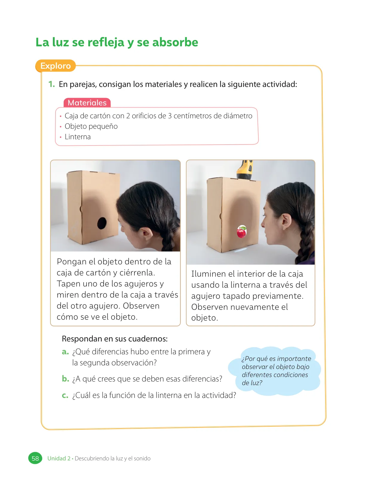 Página 60 de Ciencias Naturales – Tercero Básico | Texto del Estudiante MINEDUC – Descargar PDF · 2024