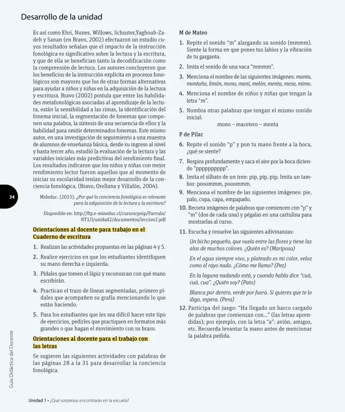 Página 45 de Lenguaje y Comunicación – Primero Básico | Texto del Estudiante MINEDUC – Descargar PDF · 2024