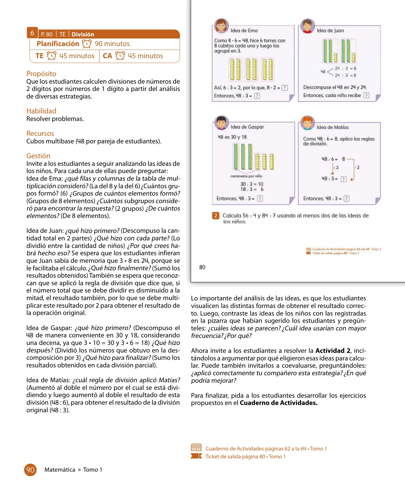 Página 92 de Sumo Primero – Cuarto Básico | Texto del Estudiante MINEDUC – Descargar PDF · 2024