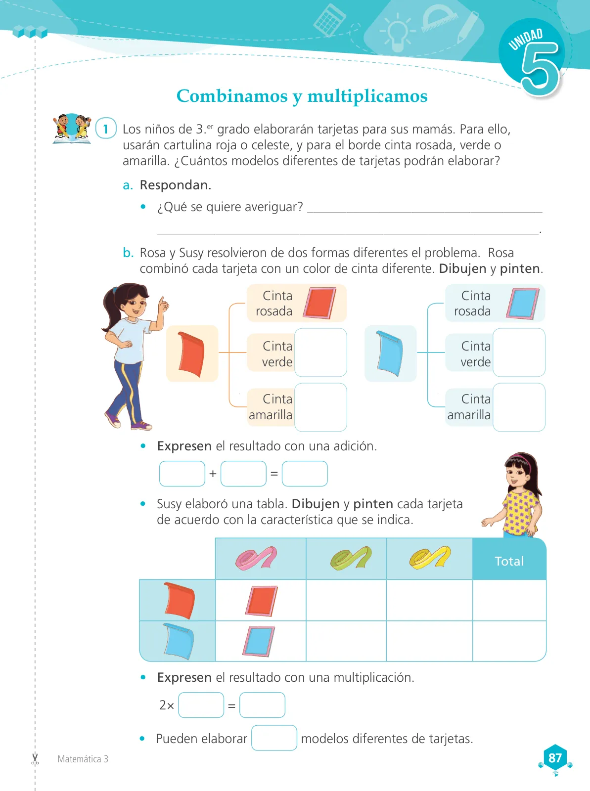 Miniatura página 89 de Matemática 3 : cuaderno de trabajo para tercer grado de Educación Primaria 2019 · 2019