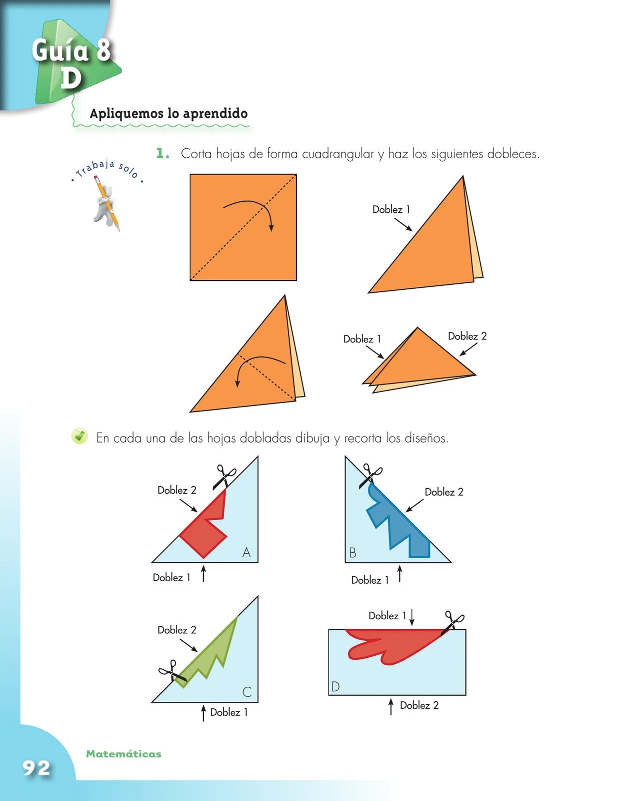 Miniatura página 92 de Matematica 4° · Cartilla 01