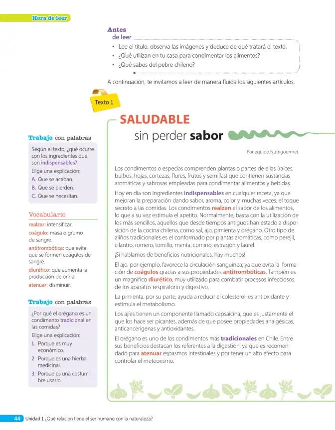 Página 103 de Lenguaje y Comunicación – Sexto Básico | Texto del Estudiante MINEDUC – Descargar PDF · 2024