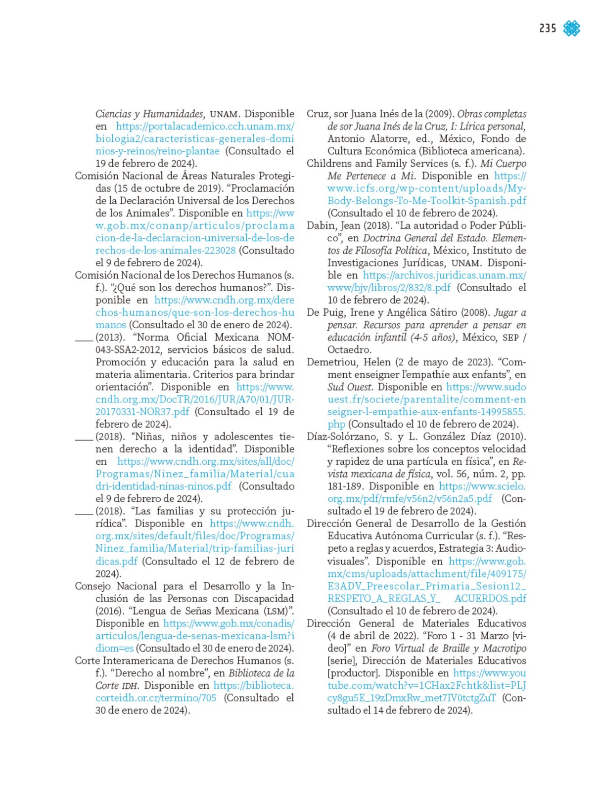 Página 236 de Nuestros saberes: Libro para alumnos, maestros y familia. Libro de Educación Primaria Grado 1° Ciclo Escolar 2025 - 2026