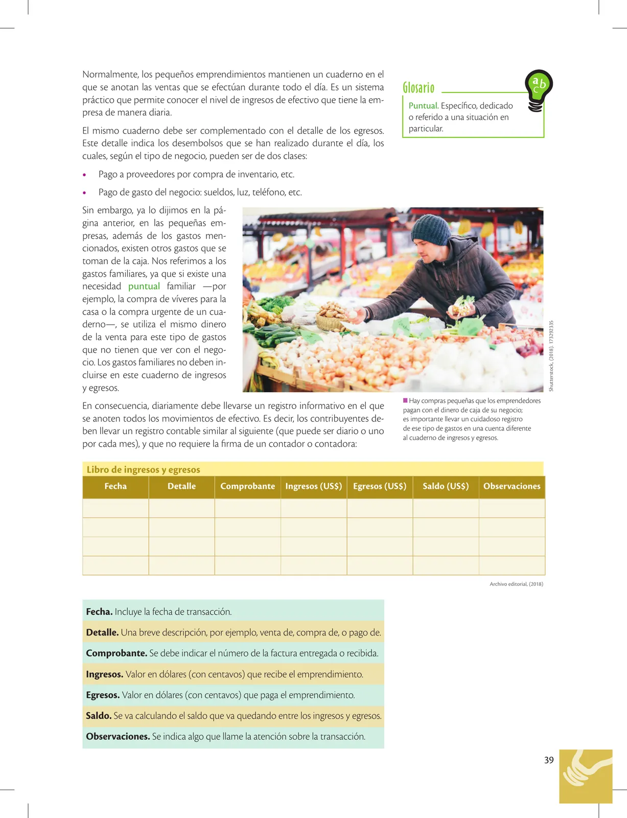 Miniatura página 39 de Emprendimiento Y Gestion · 1ro BGU · 2019