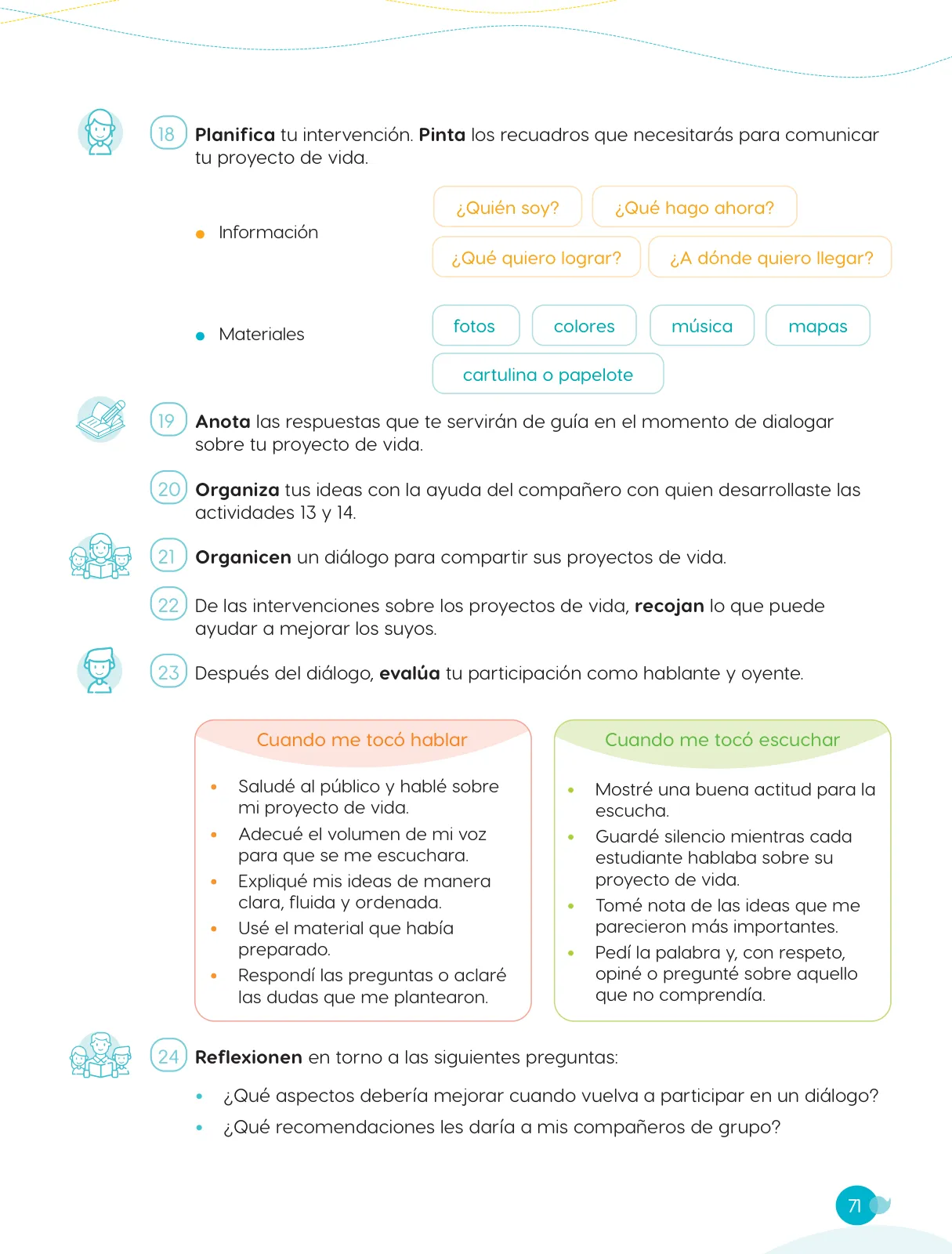Página 73 de Cuadernillo de Comunicación 6, sexto grado de Primaria · 2023
