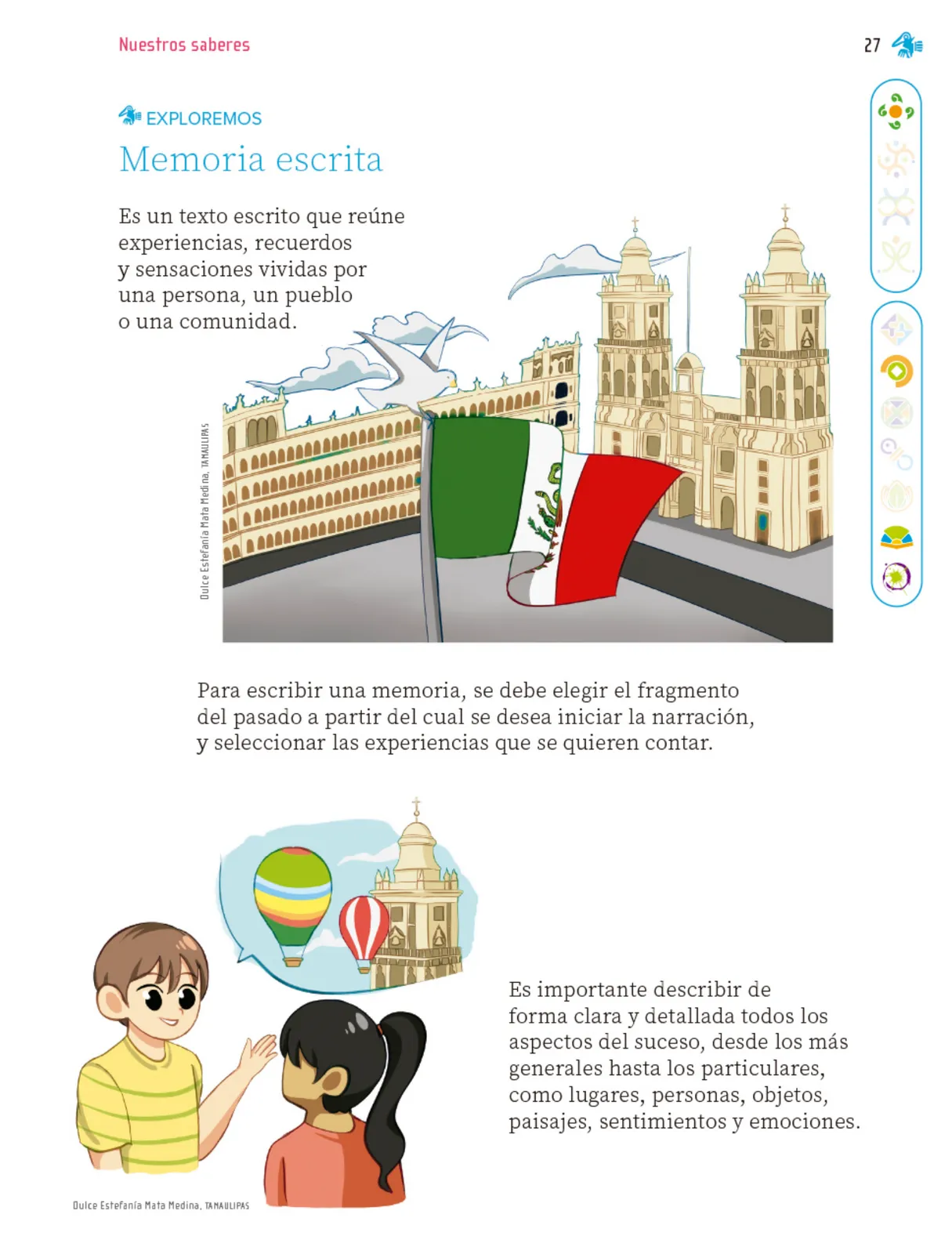 Miniatura página 28 de Nuestros saberes: Libro para alumnos, maestros y familia.   Libro de Educación Primaria Grado 1°  Ciclo Escolar 2025 - 2026