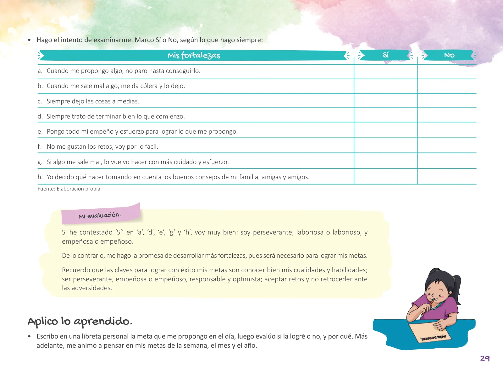 Página 31 de Cuadernillo de Tutoría Sexto Grado Educación Primaria 2019 · 2019
