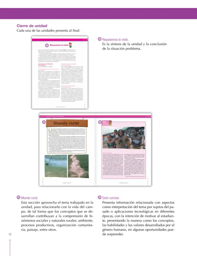 Página 12 de Ciencias Sociales 8° · Secundaria Activa