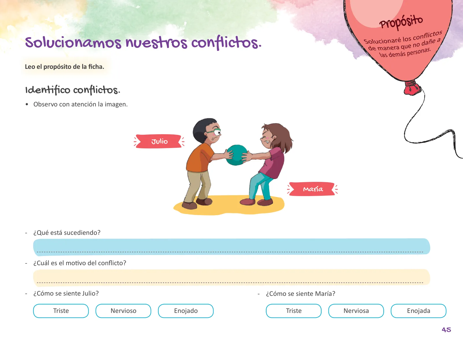 Página 47 de Cuadernillo de Tutoría Cuarto Grado Educación Primaria 2019 · 2019