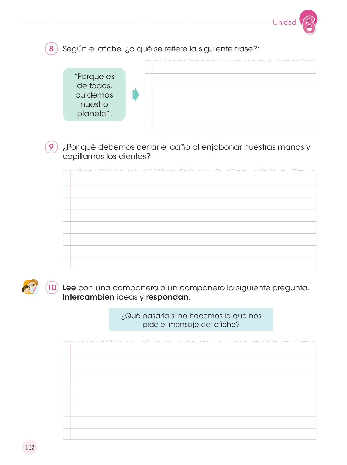 Página 104 de Comunicación 3 : cuaderno de trabajo para tercer grado de Educación Primaria 2019 · 2019