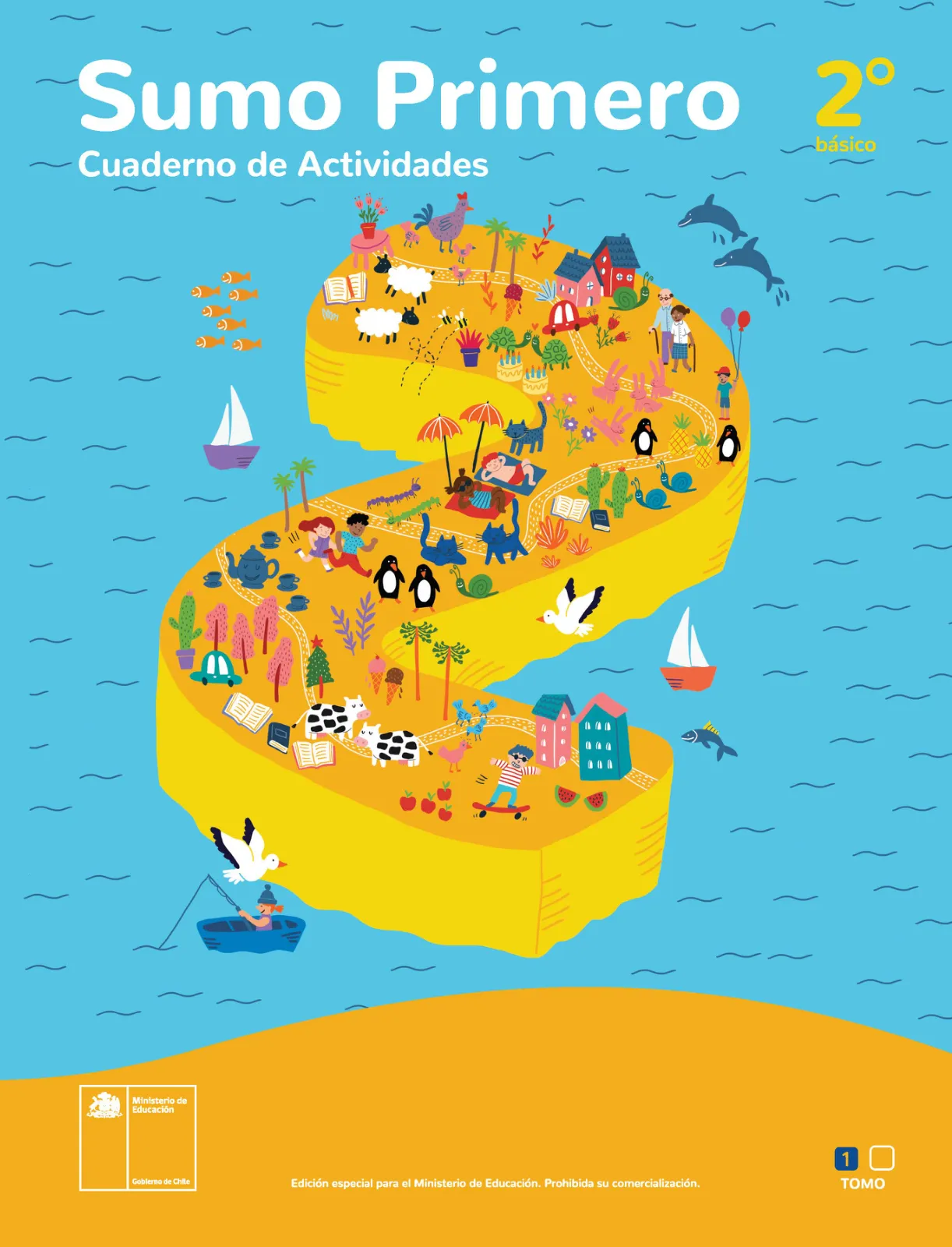 Portada de Sumo Primero – Segundo Básico | Texto del Estudiante MINEDUC – Descargar PDF · 2024