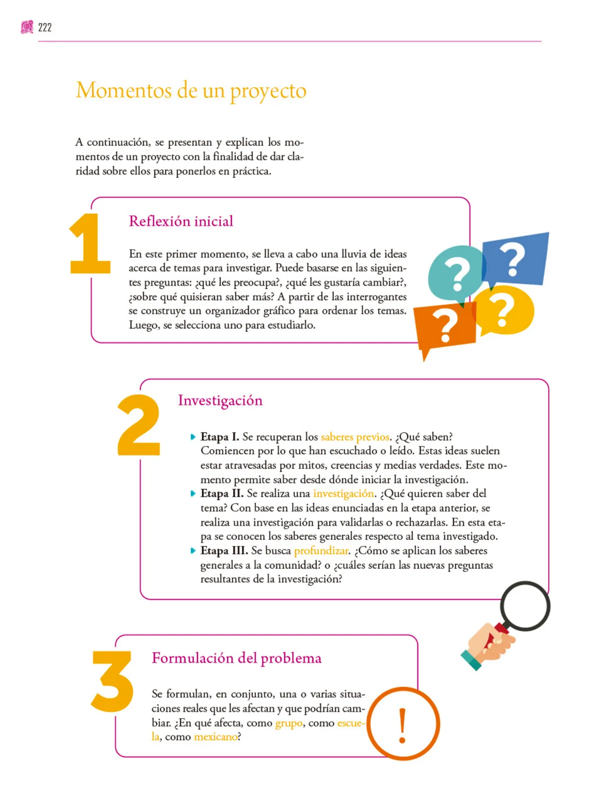 Página 223 de Colección Sk´asolil. Nuestro libro de proyectos. Libro de Educación Secundaria Grado 2° Ciclo Escolar 2025 - 2026